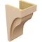 Ekena Millwork 8"W x 8"D x 16"H Wide Helena Rough Cedar Woodgrain TimberThane Corbel, Primed Tan CORUR08X08X16HELRCPR - alternate 6
